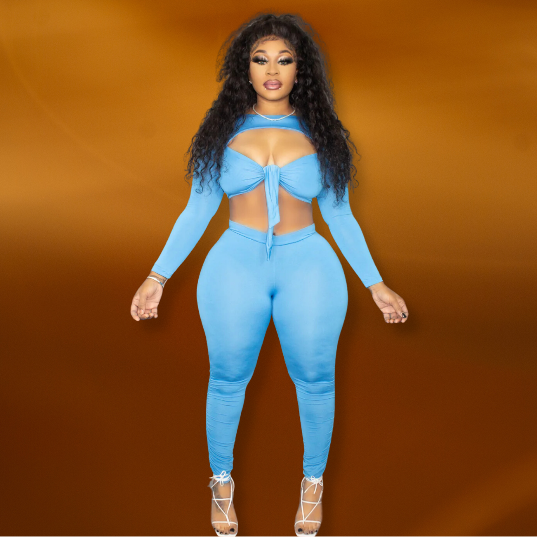 PYT Two Piece Set - Blue