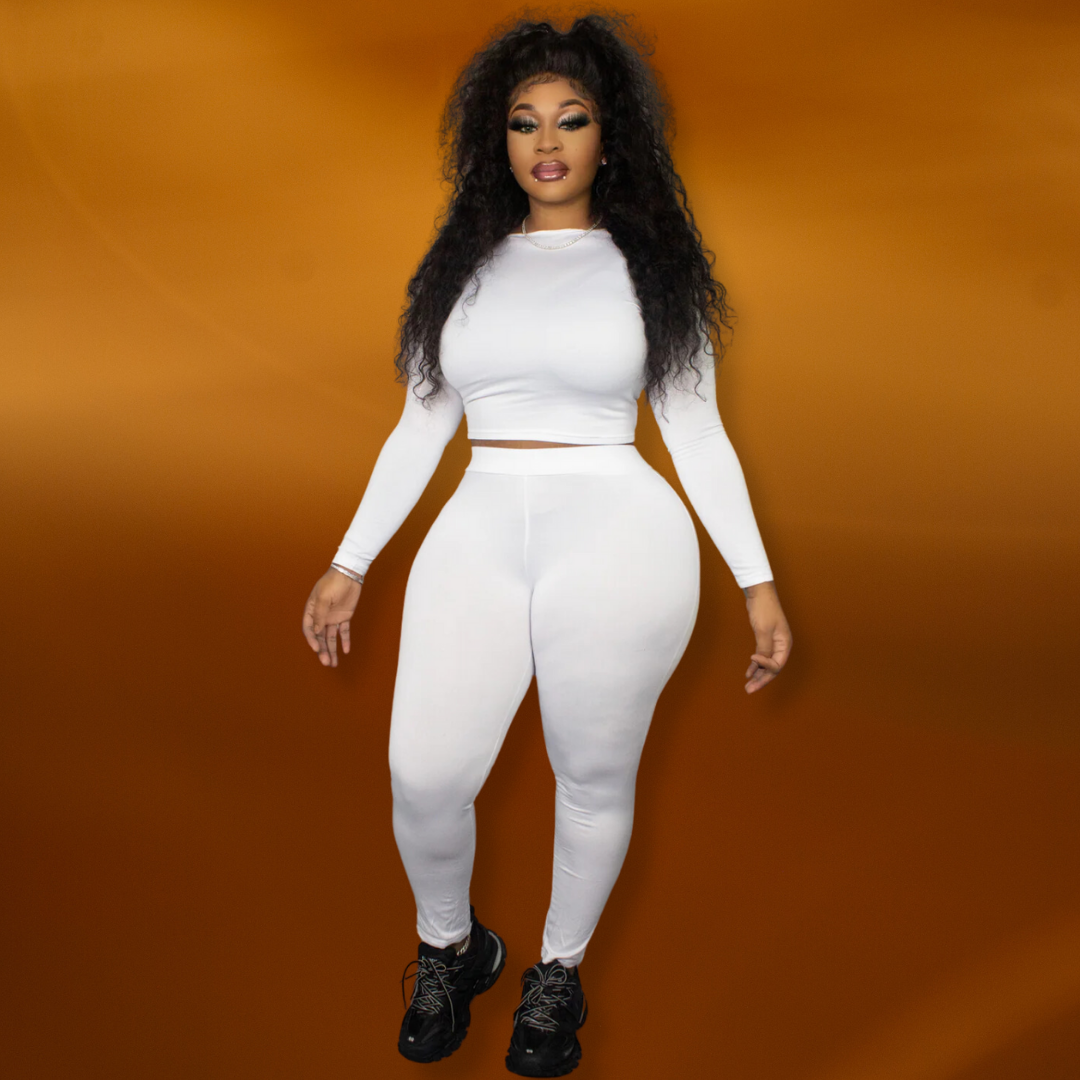 On Chill Two Piece Set - White