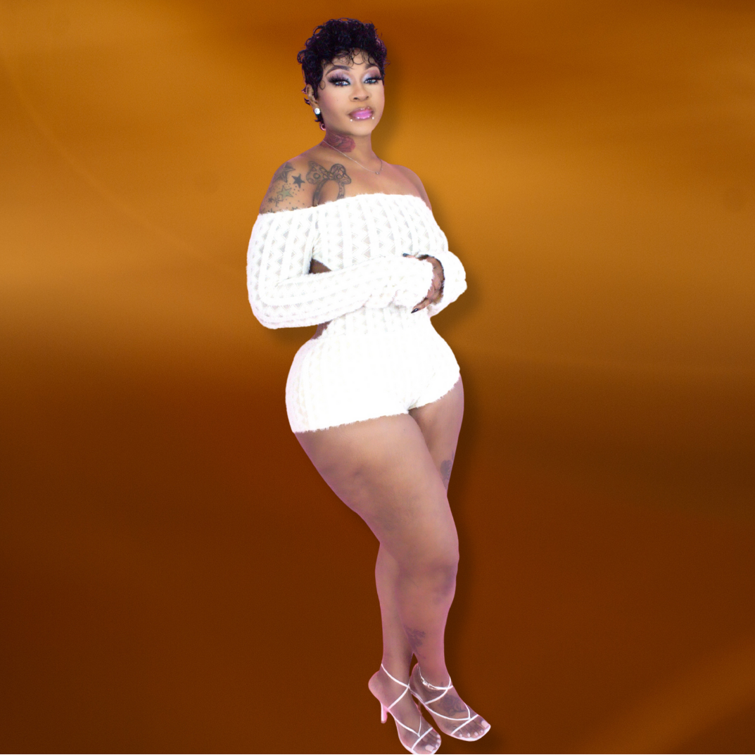 Vibe With Me Knit Romper - Khaki
