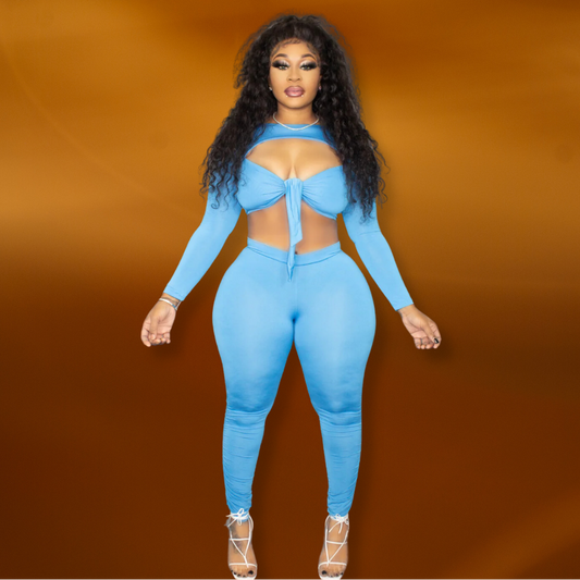 PYT Two Piece Set - Blue