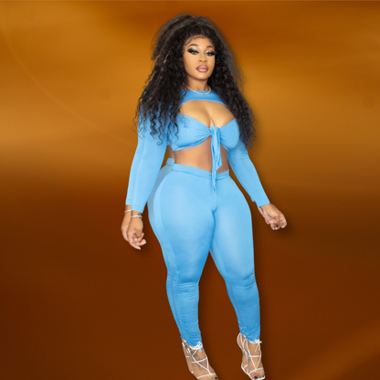 PYT Two Piece Set - Blue