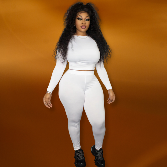 On Chill Two Piece Set - White